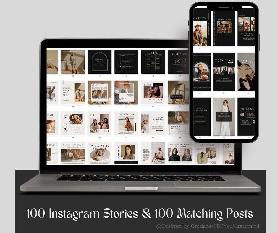 200 Instagram Posts & Stories